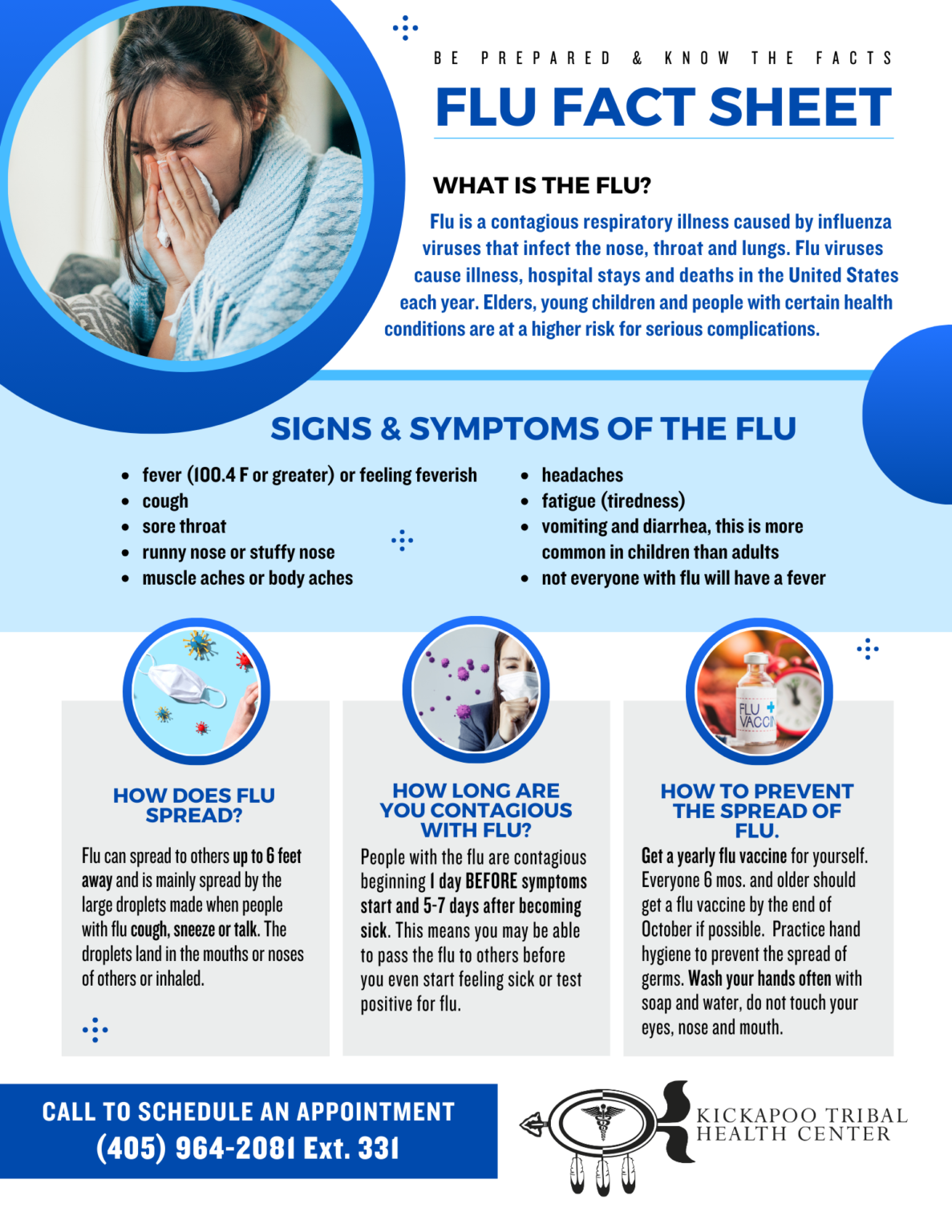 Flu Fact Sheet – Kickapoo Tribal Health Center