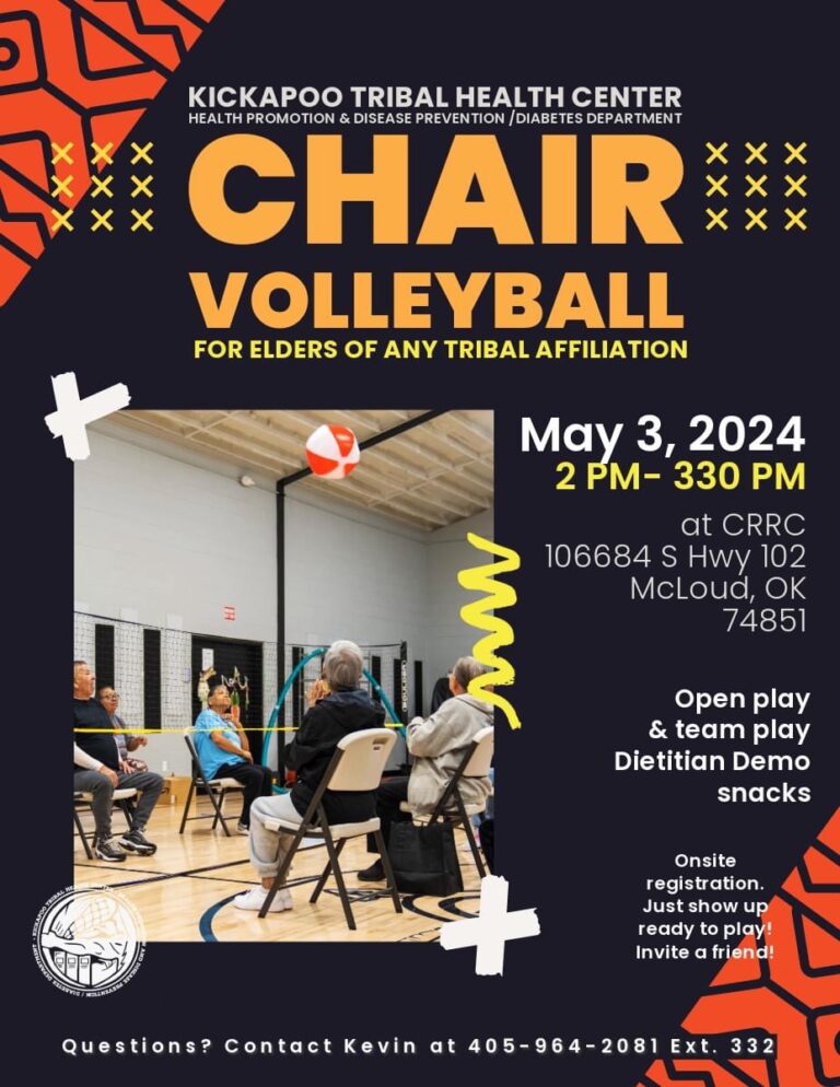 Chair Volleyball – Kickapoo Tribal Health Center